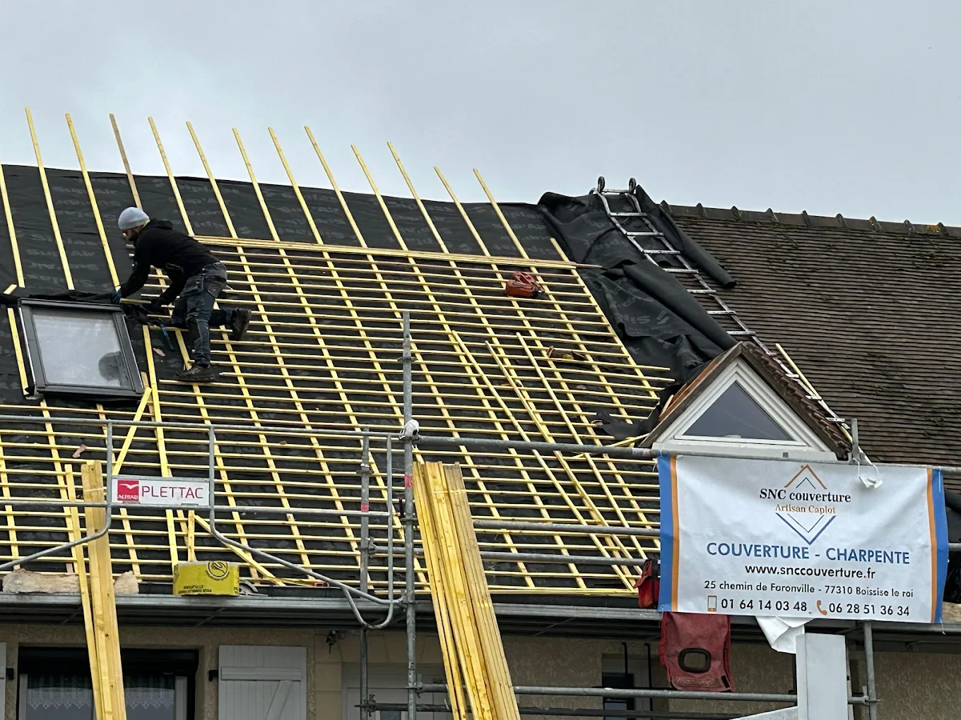 Toiture Pontault-Combault réalisation 1 SNC COUVERTURE